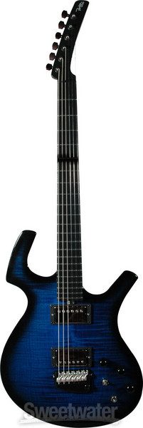 Parker NiteFly Mojo Flame - Trans Blue Burst | Sweetwater