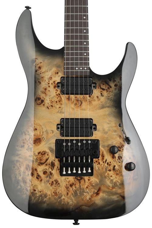 Schecter C-6 FR Pro Electric Guitar - Charcoal Burst, Sweetwater