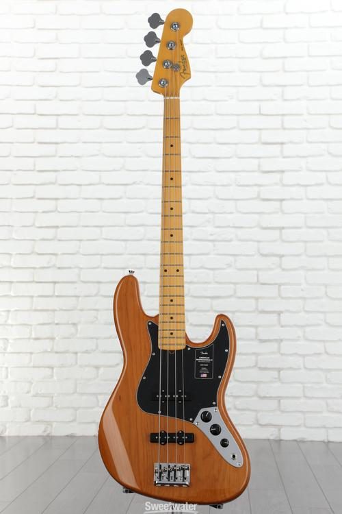 Fender American Professional II Jazz Bass - Roasted Pine with Maple  Fingerboard