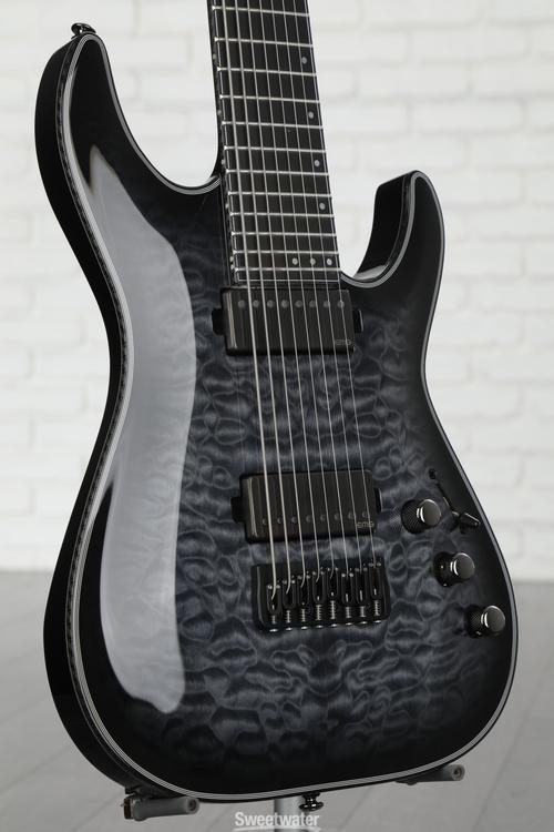 Schecter Hellraiser Hybrid C-8 - Trans Black Burst