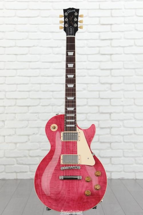 Gibson Les Paul Standard '50s Figured Top Electric Guitar - Trans Fuchsia