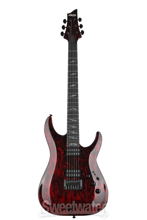 Schecter C-1 Silver Mountain - Blood Moon | Sweetwater
