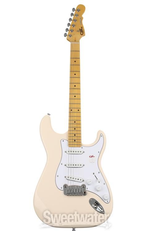 G&L Tribute Legacy Electric Guitar - White | Sweetwater