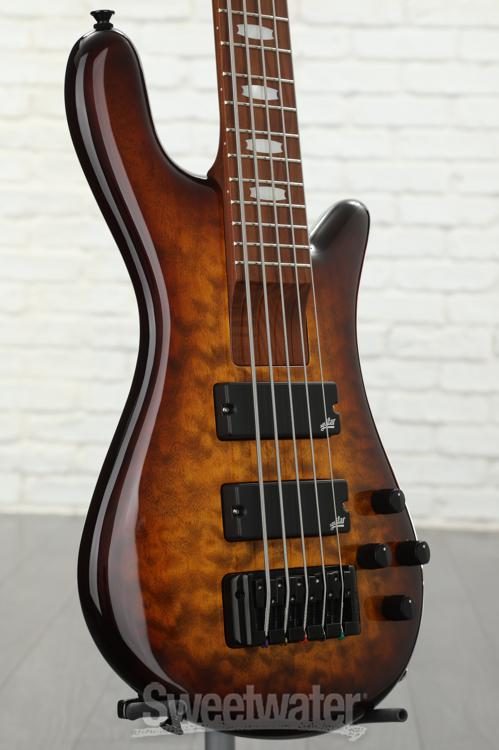 Spector EuroBolt 5 Bass Guitar - Tobacco Sunburst Gloss