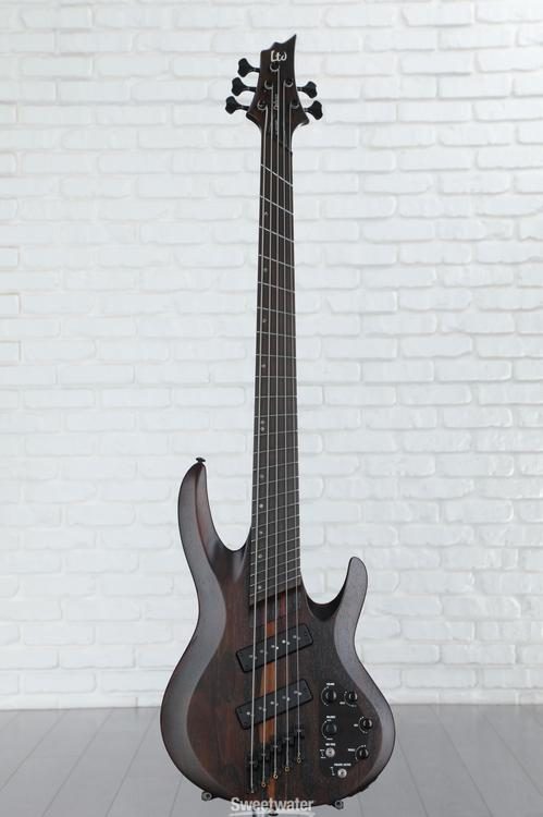 ESP LTD B-1005 Multi-Scale Bass Guitar - Natural Satin