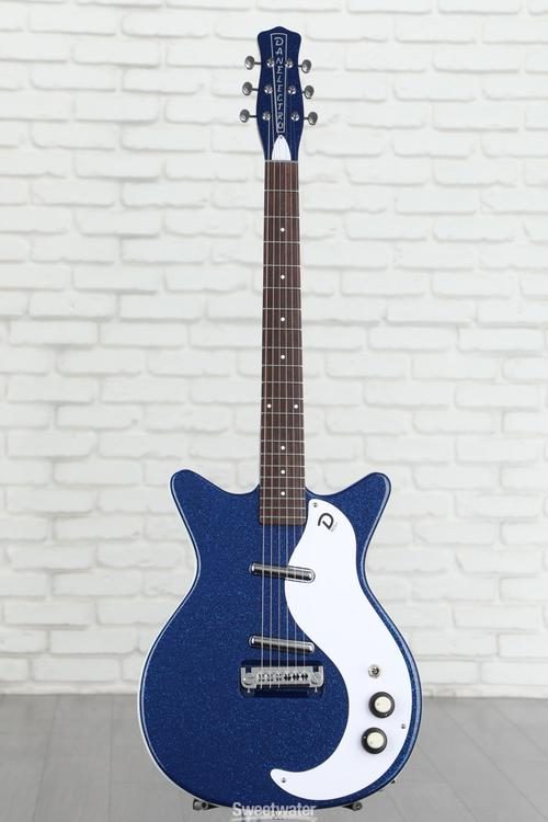 Danelectro 60th Anniversary DC '59 NOS+ Electric Guitar - Deep Blue  Metalflake