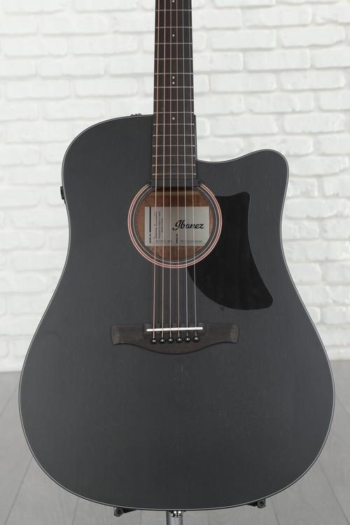 Ibanez AAD190CEWKH Advanced Acoustic-electric Guitar - Weathered Black