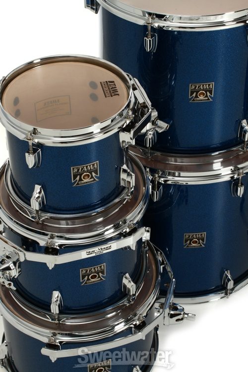 Tama Superstar Classic CK72S 7-piece Shell Pack with Snare Drum - Indigo  Sparkle