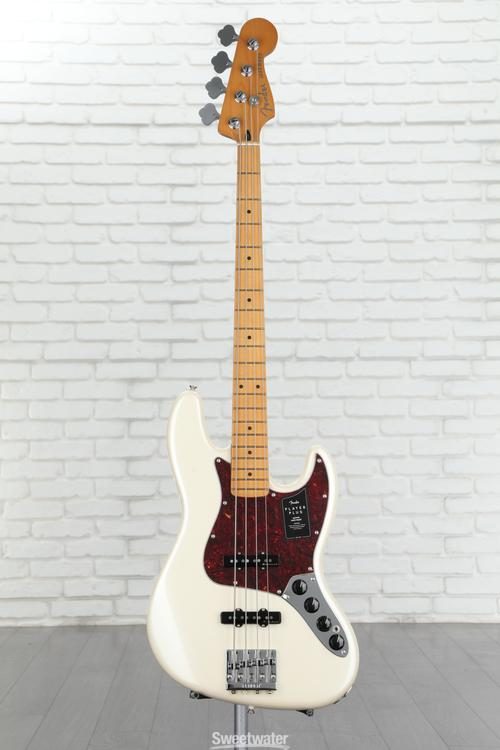 Fender Player Plus Active Jazz Bass - Olympic Pearl with Maple Fingerboard