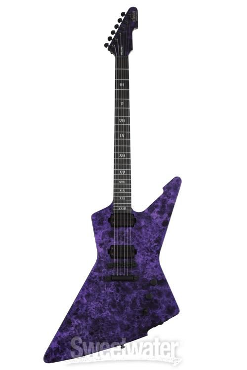 Purple on sale explorer guitar