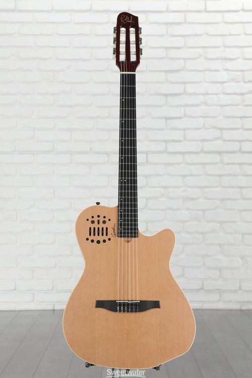 Godin ACS-SA Slim, Nylon String Acoustic-Electric Guitar - Natural ...