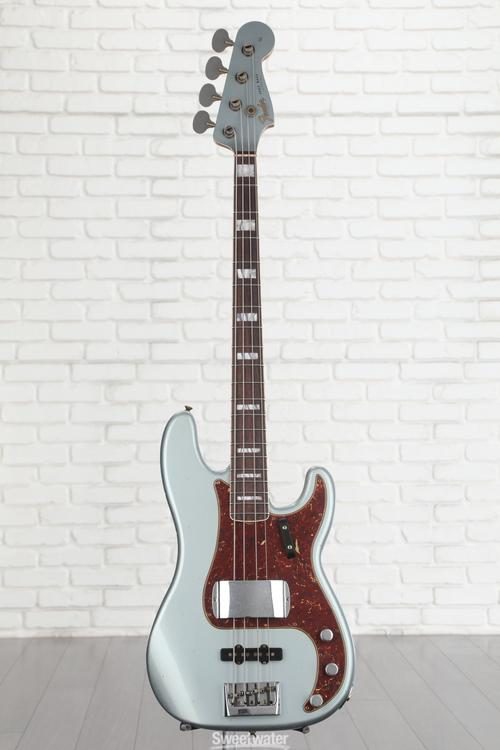 Fender Custom Shop Limited-edition P Bass Special Journeyman Relic - Aged  Ice Blue Metallic