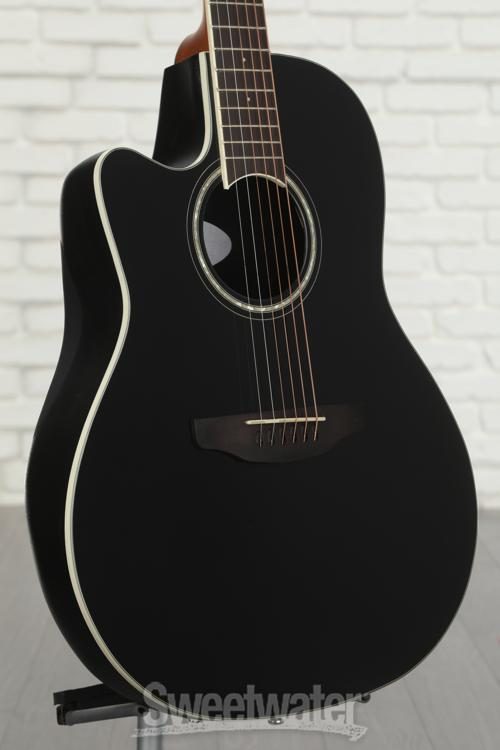 Ovation Celebrity Standard CS24L-5G Mid-depth Left-handed Acoustic-electric  Guitar - Black