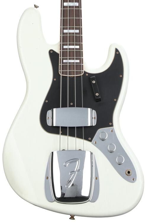 Fender Custom Shop '62 Custom Jazz Bass - Aged Olympic White