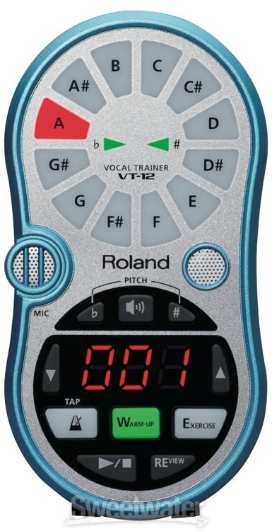 Roland VT-12 Vocal Trainer - Aqua Blue Reviews | Sweetwater