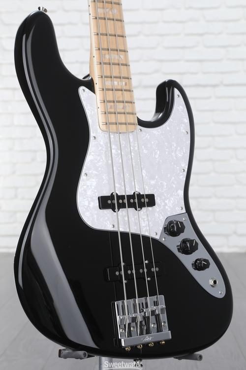 Fender USA Geddy Lee Jazz Bass - Black | Sweetwater