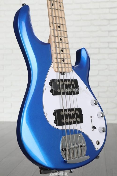 Sterling By Music Man StingRay RAY5HH Bass Guitar - Cobra Blue