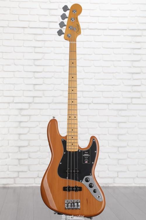 Fender American Professional II Jazz Bass - Roasted Pine with Maple  Fingerboard