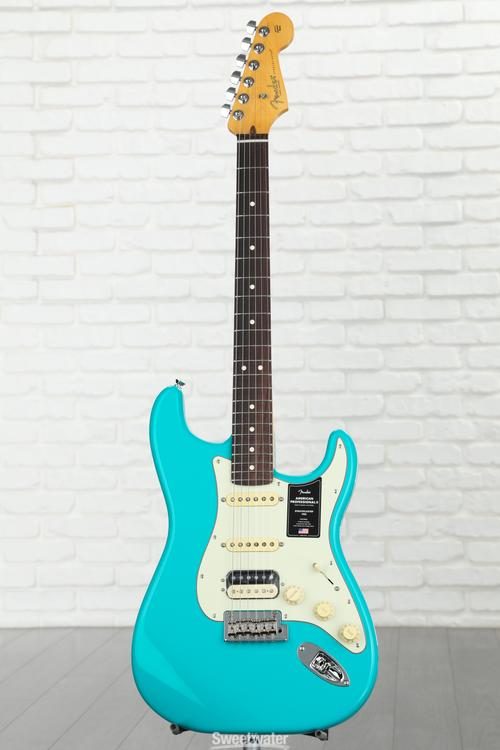 Fender American Professional II Stratocaster HSS - Miami Blue with Rosewood  Fingerboard