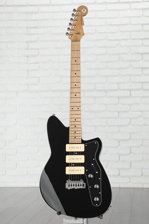 Reverend Jetstream 390 Solidbody Electric Guitar - Midnight Black