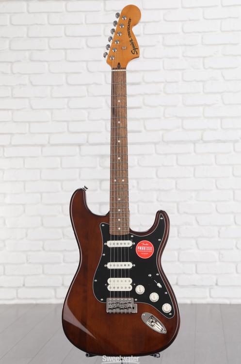 Squier Classic Vibe 70s Stratocaster Electric Guitar, with 2-Year Warranty,  Black, Laurel Fingerboard