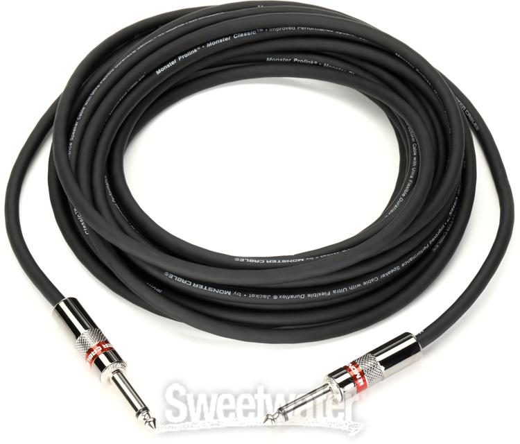 Monster Prolink Classic Straight to Straight Speaker Cable - 25 foot
