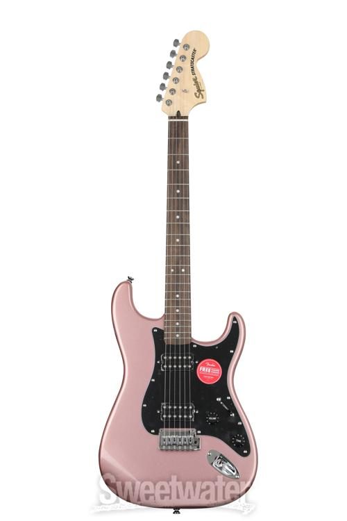 ギター Squier Stratocaster HH Burgundy Mist Squier Affinity Series Stratocaster Electric Guitar