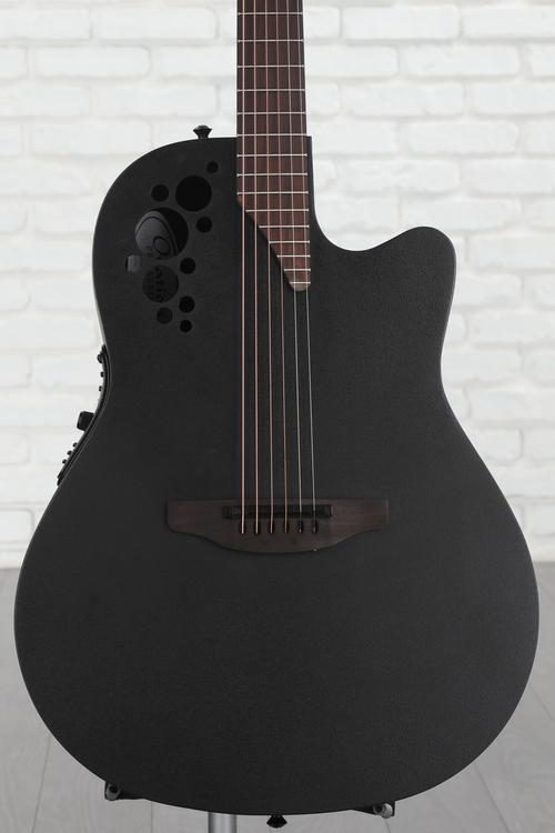 Ovation Mod TX Mid Acoustic-Electric Guitar - Black Textured