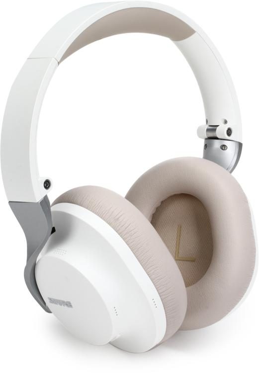 Shure AONIC 40 Wireless Noise-canceling Headphones - White/Tan