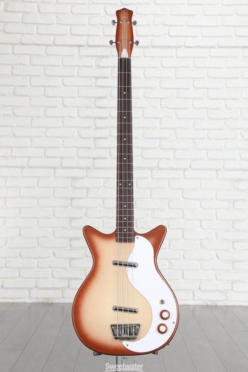 Danelectro '59DC Long Scale Bass Guitar - Copper Burst