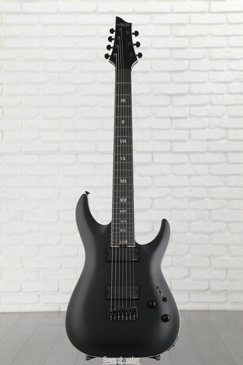 Schecter C-7 SLS Evil Twin - Satin Black