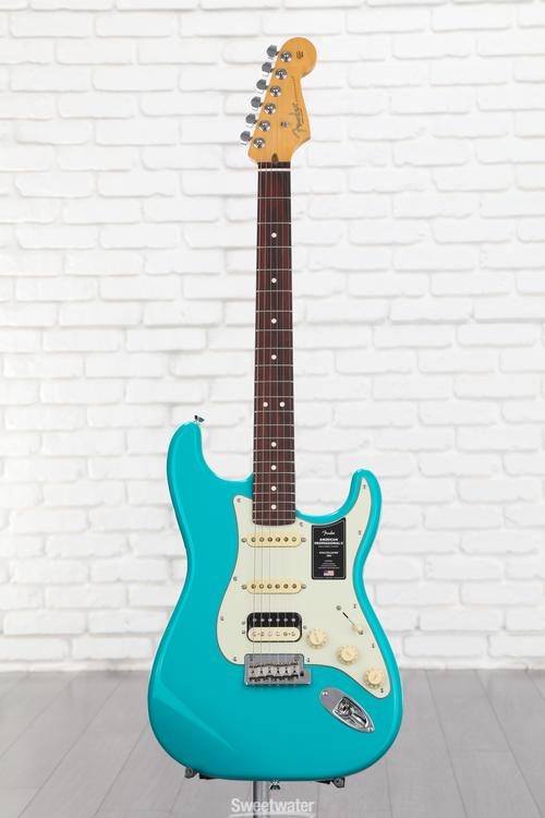 Fender American Professional II Stratocaster HSS - Miami Blue with Rosewood  Fingerboard