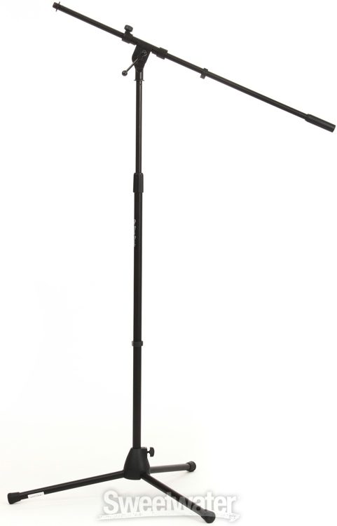 On-Stage MS7701B Euro Boom Microphone Stand - Black