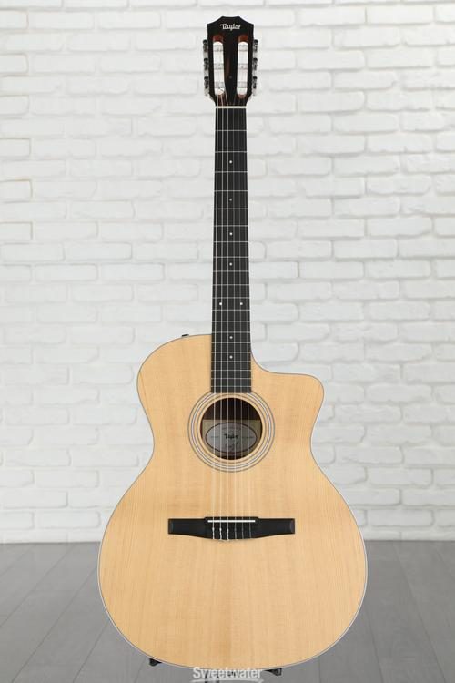 Taylor 214ce-N Nylon Acoustic-electric Guitar - Natural