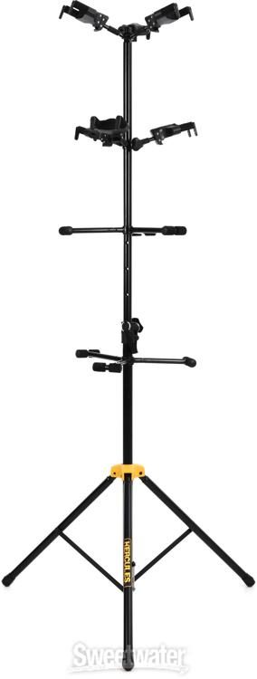 Hercules Stands GS526B PLUS Auto Grip System Display Stand for up to 6  Guitars