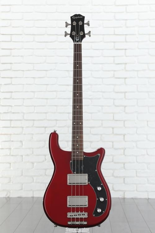 Epiphone Embassy Bass Guitar - Sparkling Burgundy