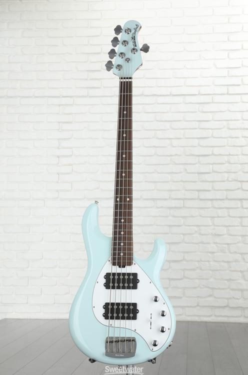 Ernie Ball Music Man StingRay Special 5 HH Bass Guitar - Sea Breeze with  Rosewood Fingerboard