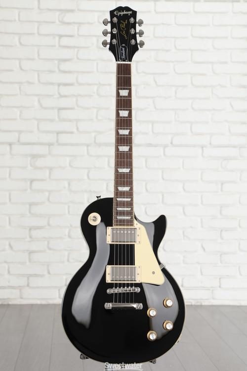 Epiphone Les Paul Standard '60s Electric Guitar - Ebony | Sweetwater