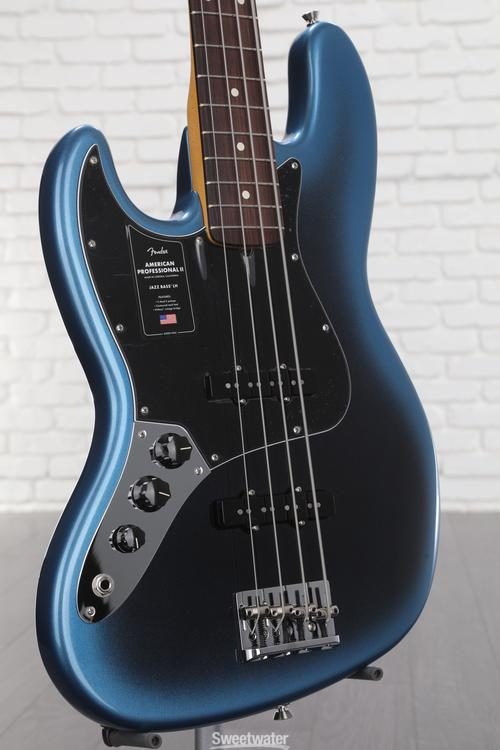 Fender American Professional II Jazz Bass Left-handed - Dark Night with  Rosewood Fingerboard