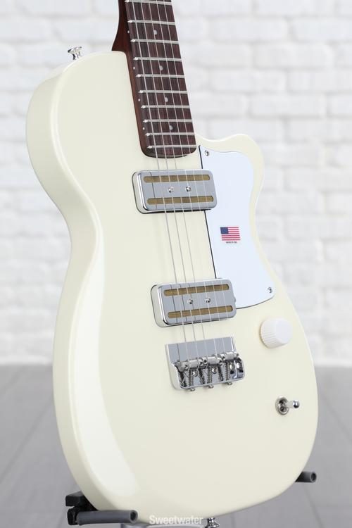 Harmony Juno Electric Guitar - Pearl White with Rosewood Fingerboard