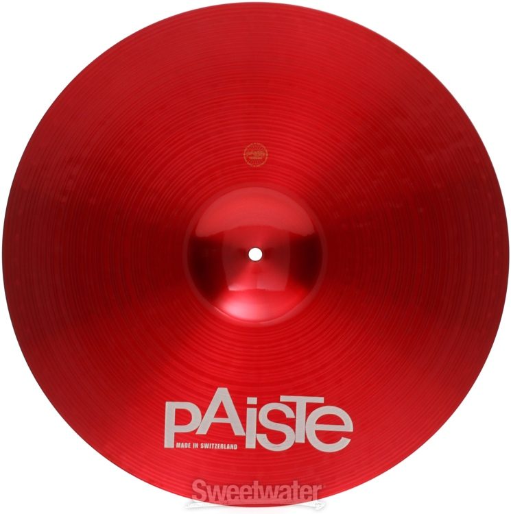 Paiste 19 inch Color Sound 900 Red Heavy Crash Cymbal | Sweetwater