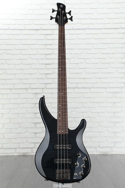 Yamaha TRBX604FM Bass Guitar - Trans Black | Sweetwater