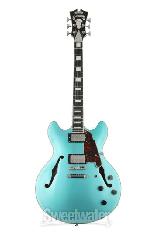 D’Angelico Premier DC Ocean Turquoise D'Angelico Premier DC - Ocean Turquoise with Stopbar