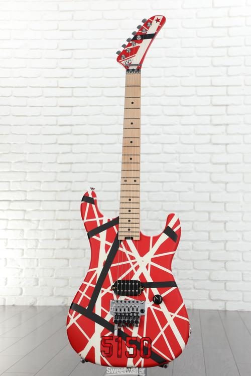 Fender EVH Striped Series 5150 Red/Black/White-