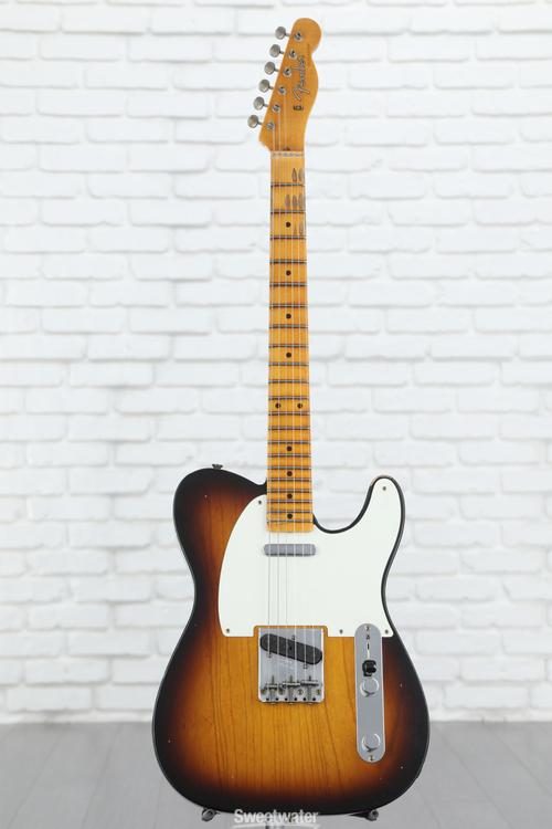 Fender Custom Shop '57 Telecaster Journeyman Relic Electric Guitar - Wide  Fade 2-color Sunburst