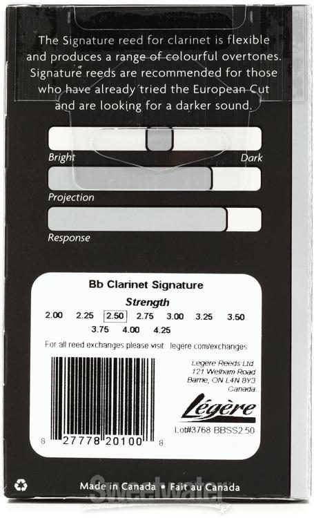 Ancia Per Clarinetto Legere Bb 2.5 - Sintetica, Per Clarinetto Classico, Alta Durata - Foto 3