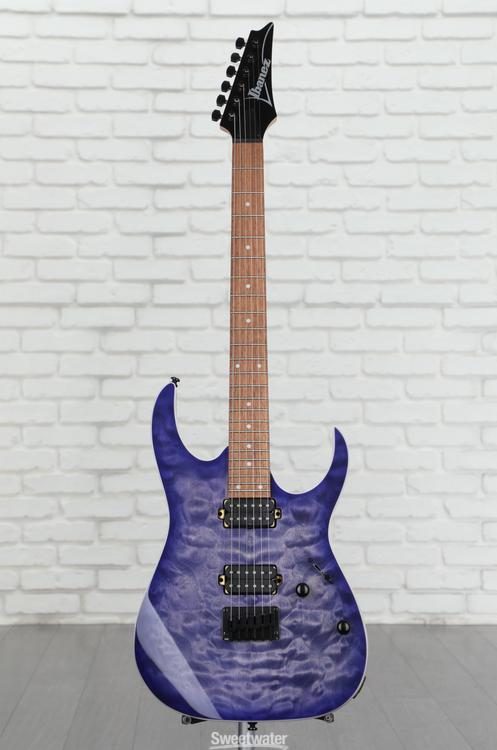 Ibanez RG421QM Electric Guitar - Cerulean Blue Burst | Sweetwater