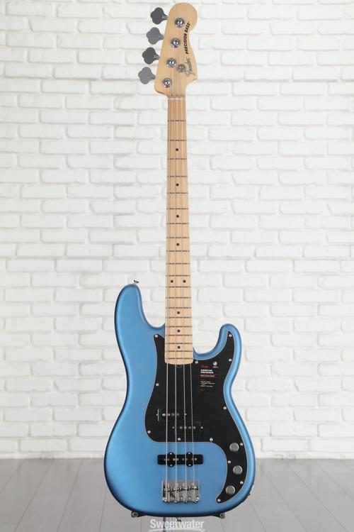 Fender American Performer Precision Bass - Satin Lake Placid Blue 