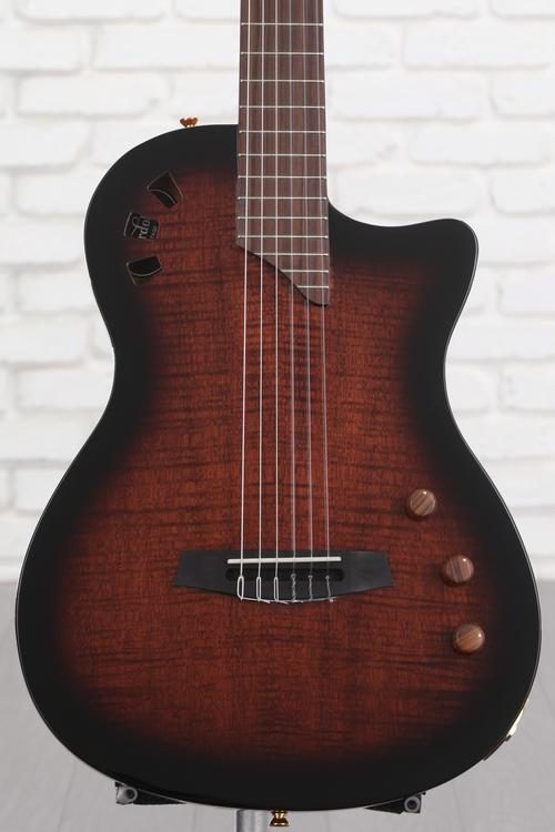 Cordoba Stage Nylon-String Electric Guitar (Edge Burst)