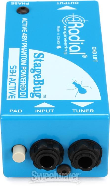 Radial StageBug SB-1 1-channel Active Instrument Direct Box